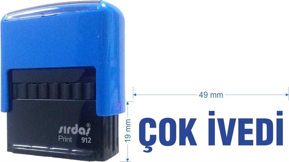 Sırdaş 912 Kaşe 'Çok İvedi' Yazısı İle