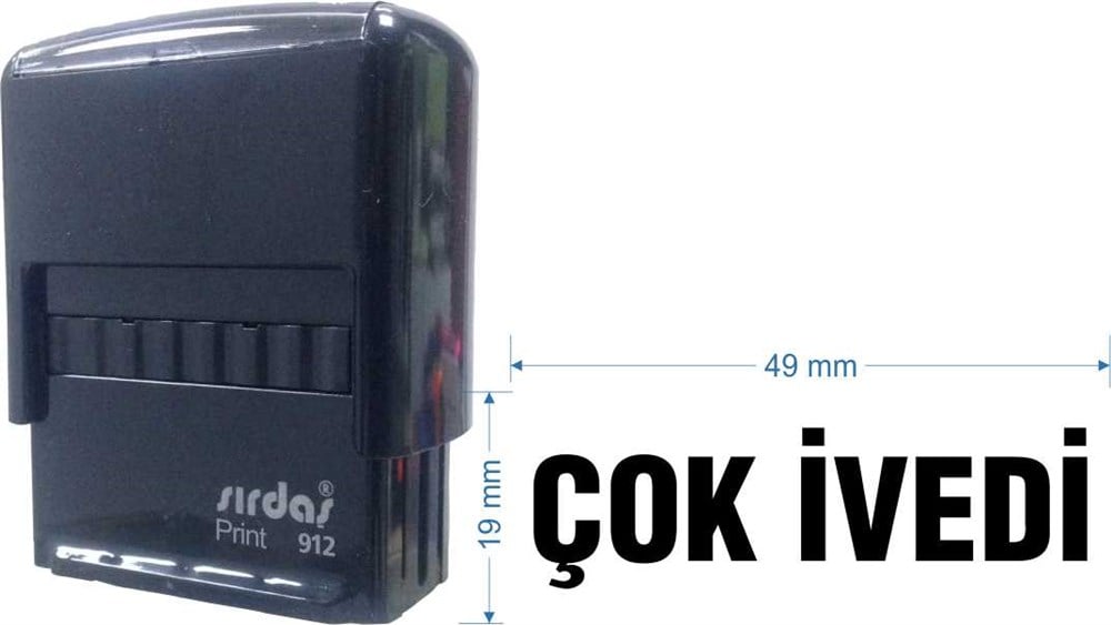Sırdaş 912 Kaşe 'Çok İvedi' Yazısı İle