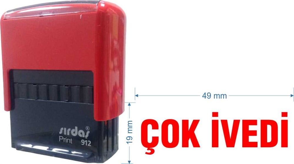 Sırdaş 912 Kaşe 'Çok İvedi' Yazısı İle