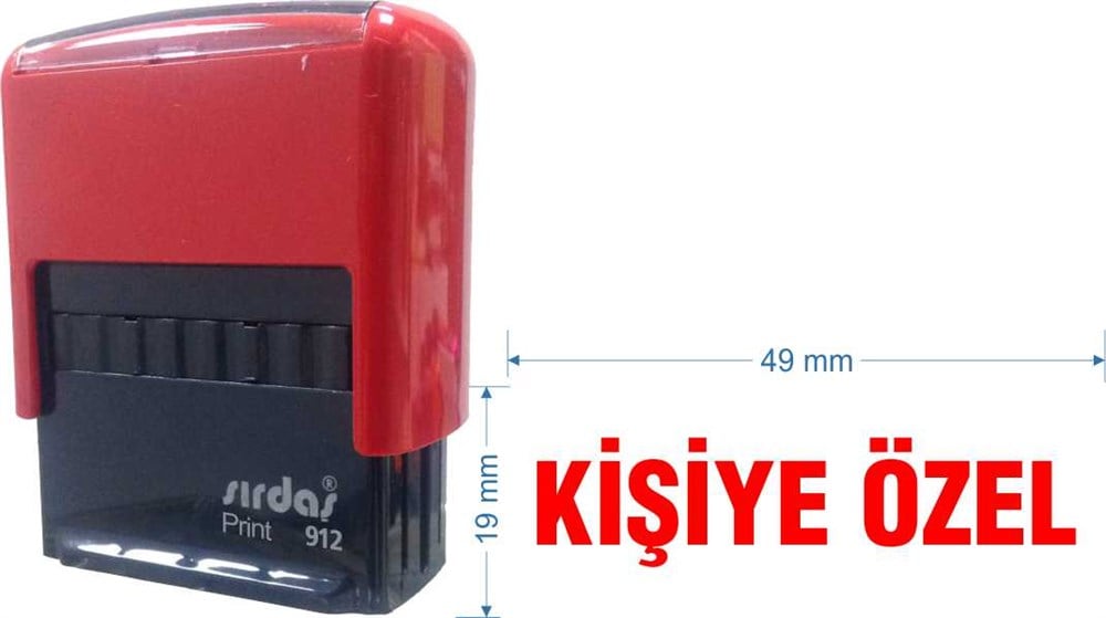 Sırdaş 912 Kaşe 'Kişiye Özel' Yazısı İle