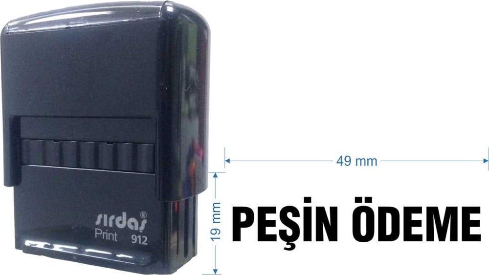 Sırdaş 912 Kaşe 'Peşin Ödeme' Yazısı İle