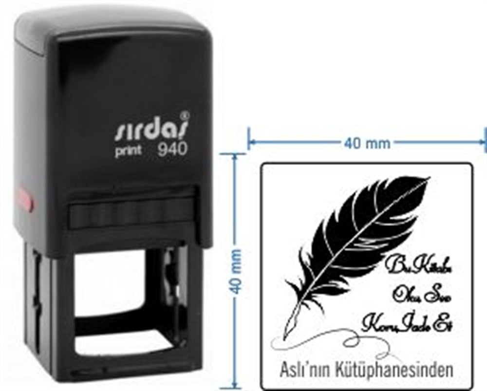 Sırdaş 940 Kişiye Özel Kütüphane Kaşesi