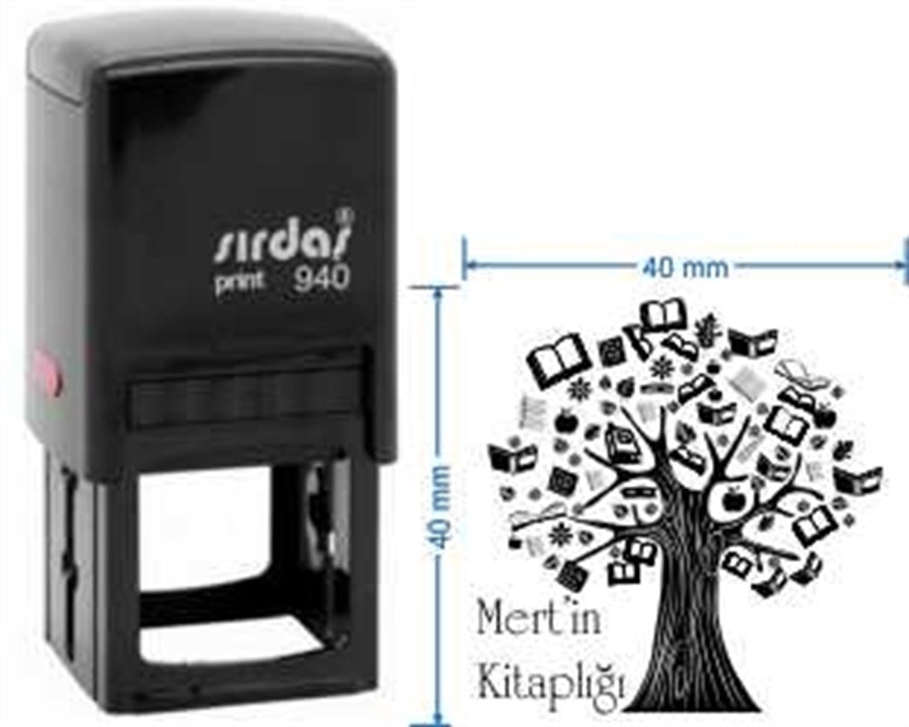 Sırdaş 940 Kişiye Özel Kütüphane Kaşesi