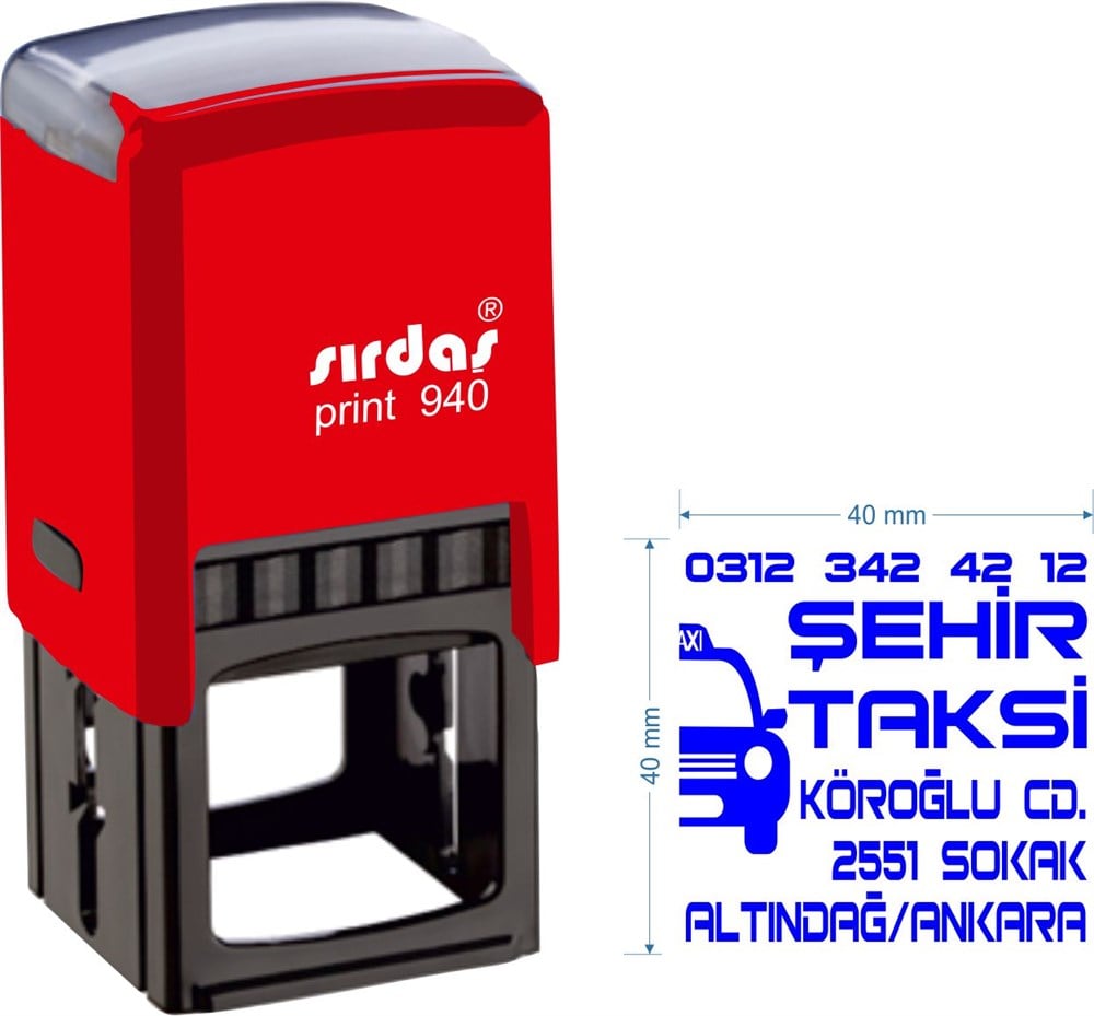 Sırdaş 940Kişiye Özel Firma ve Şirket Kaşesi