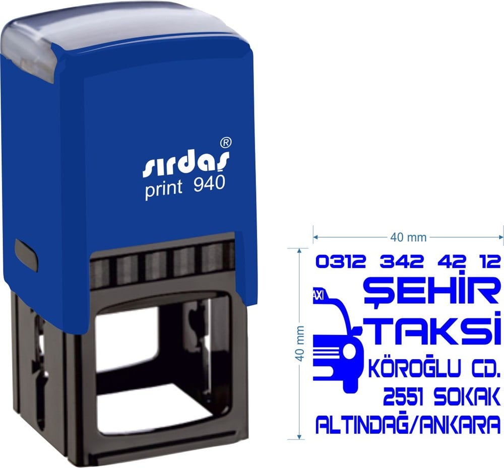 Sırdaş 940Kişiye Özel Firma ve Şirket Kaşesi
