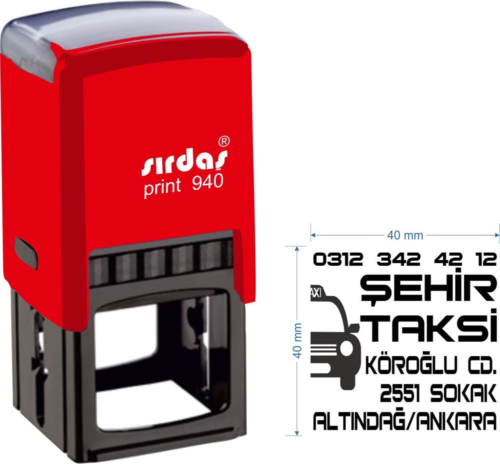Sırdaş 940Kişiye Özel Firma ve Şirket Kaşesi