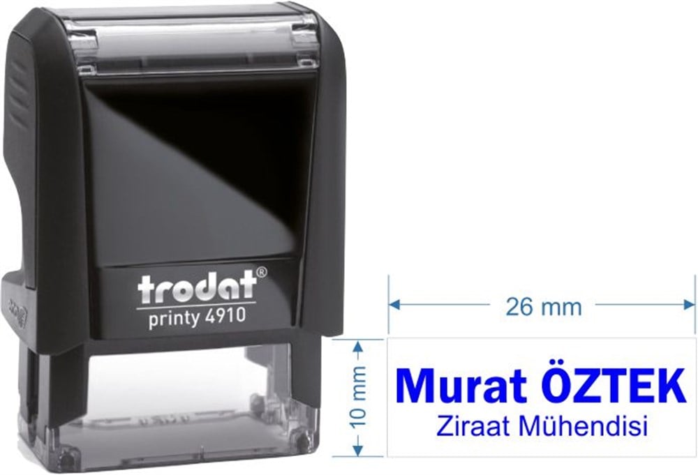 Trodat 4910 Kişiye Özel İsim, Makam Ve Ünvan Kaşesi