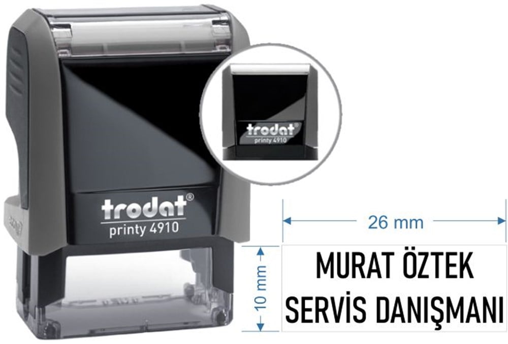 Trodat 4910 Kişiye Özel İsim, Makam Ve Ünvan Kaşesi