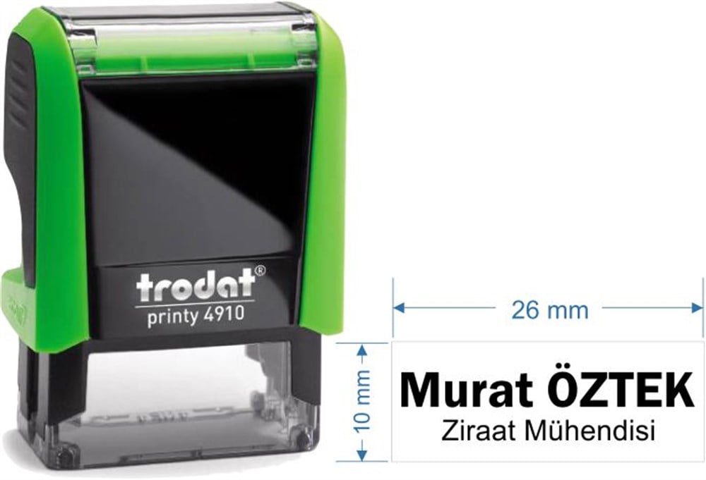 Trodat 4910 Kişiye Özel İsim, Makam Ve Ünvan Kaşesi