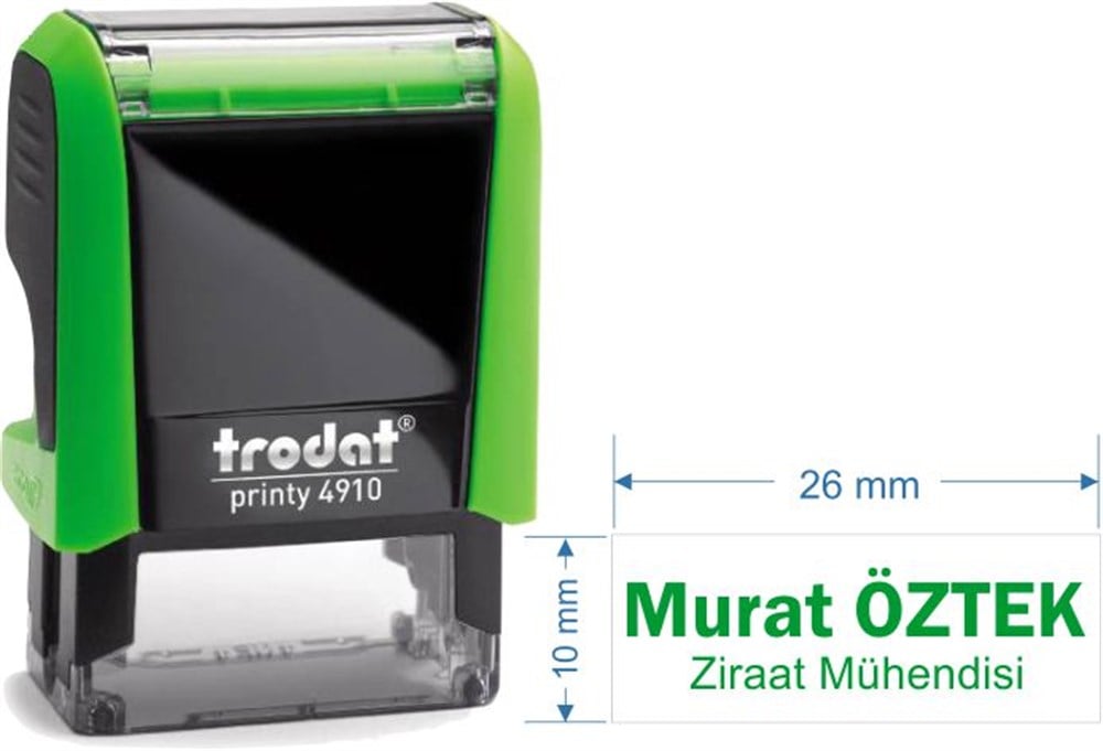 Trodat 4910 Kişiye Özel İsim, Makam Ve Ünvan Kaşesi