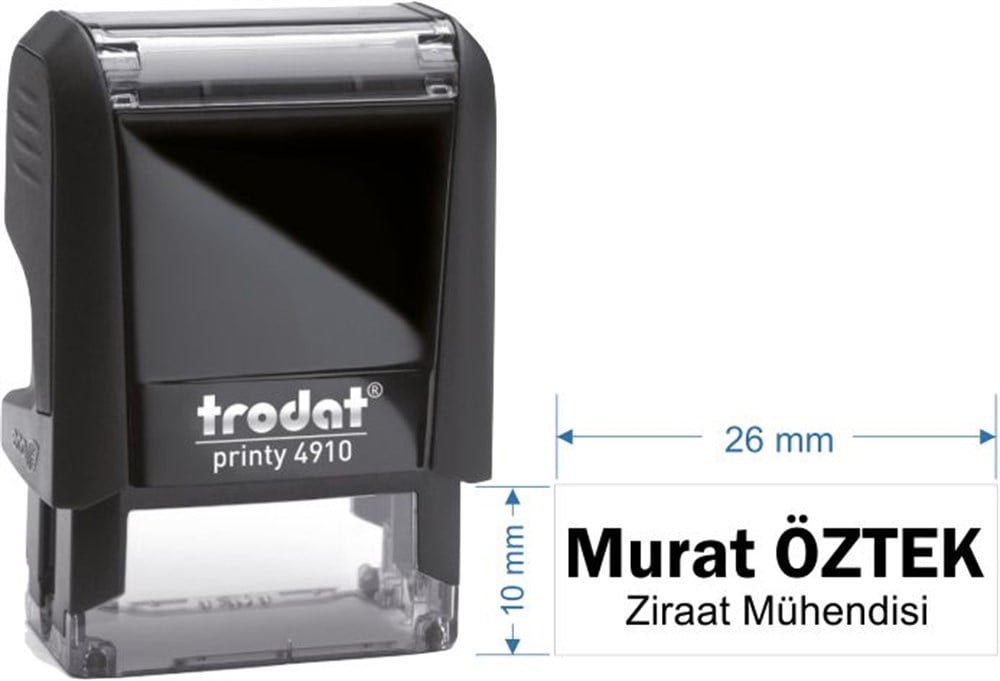 Trodat 4910 Kişiye Özel İsim, Makam Ve Ünvan Kaşesi
