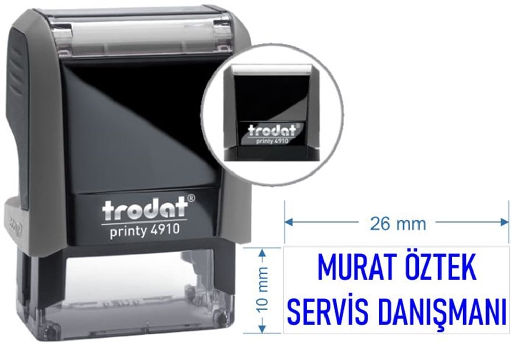 Trodat 4910 Kişiye Özel İsim, Makam Ve Ünvan Kaşesi