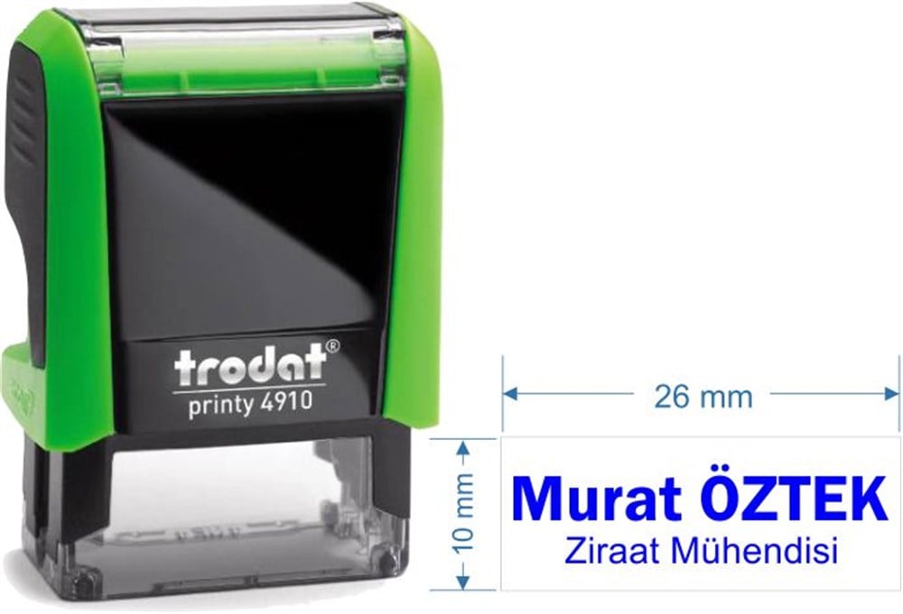Trodat 4910 Kişiye Özel İsim, Makam Ve Ünvan Kaşesi