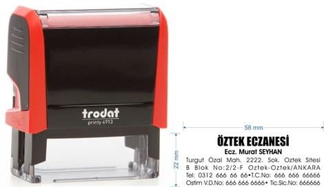 Trodat 4913 Kişiye Özel Firma ve Şirket Kaşesi