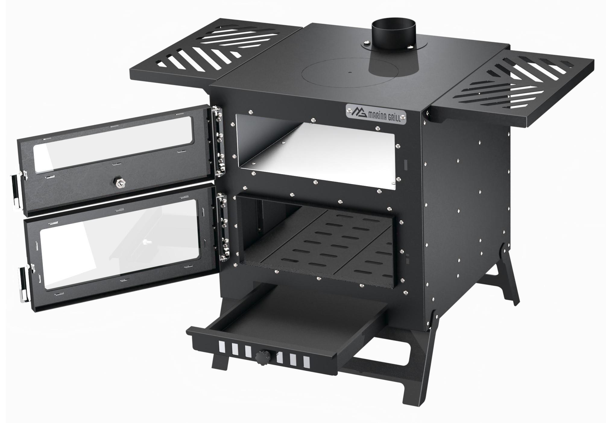 ÜSTÜ FIRINLI KUZİNE KAMP SOBASI