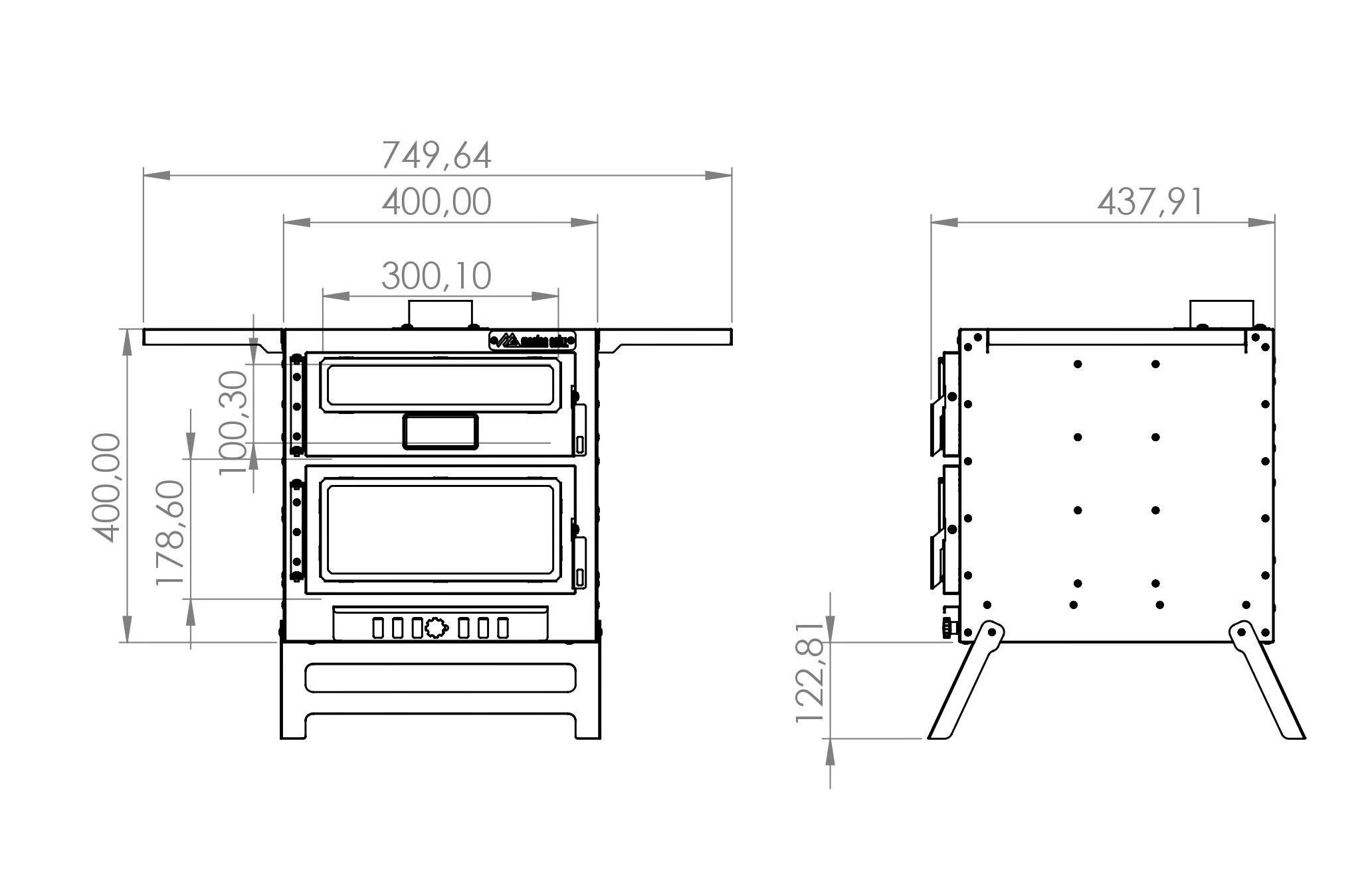 ÜSTÜ FIRINLI KUZİNE KAMP SOBASI