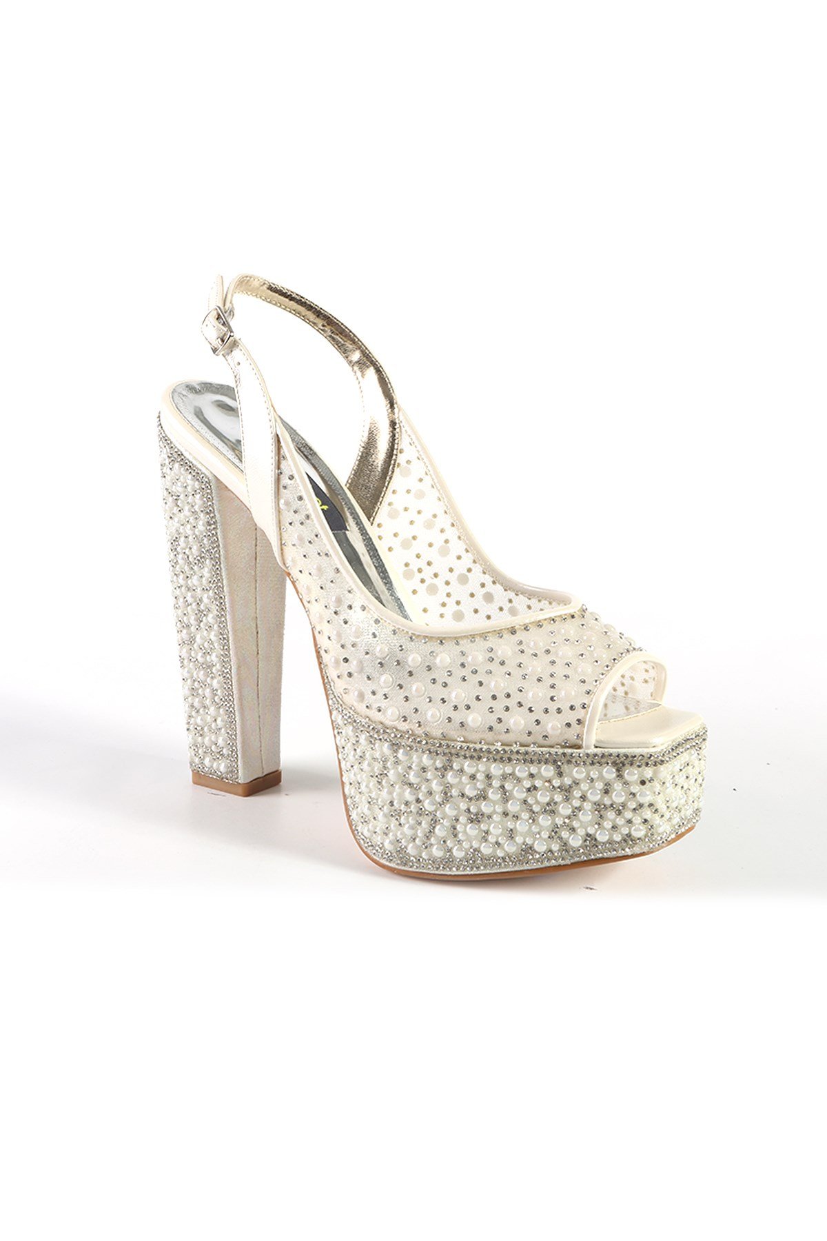 11010 DERİNET KADIN AYAKKABI SEDEF TAŞ