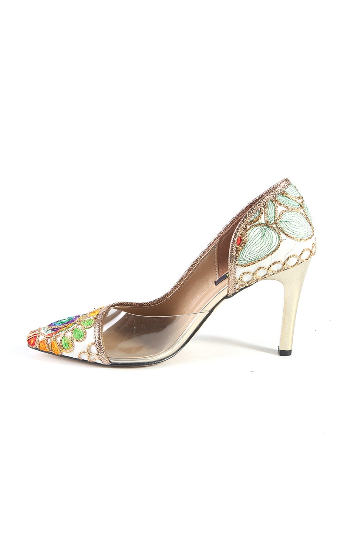 11014 DERİNET KADIN AYAKKABI ŞAL BEYAZ