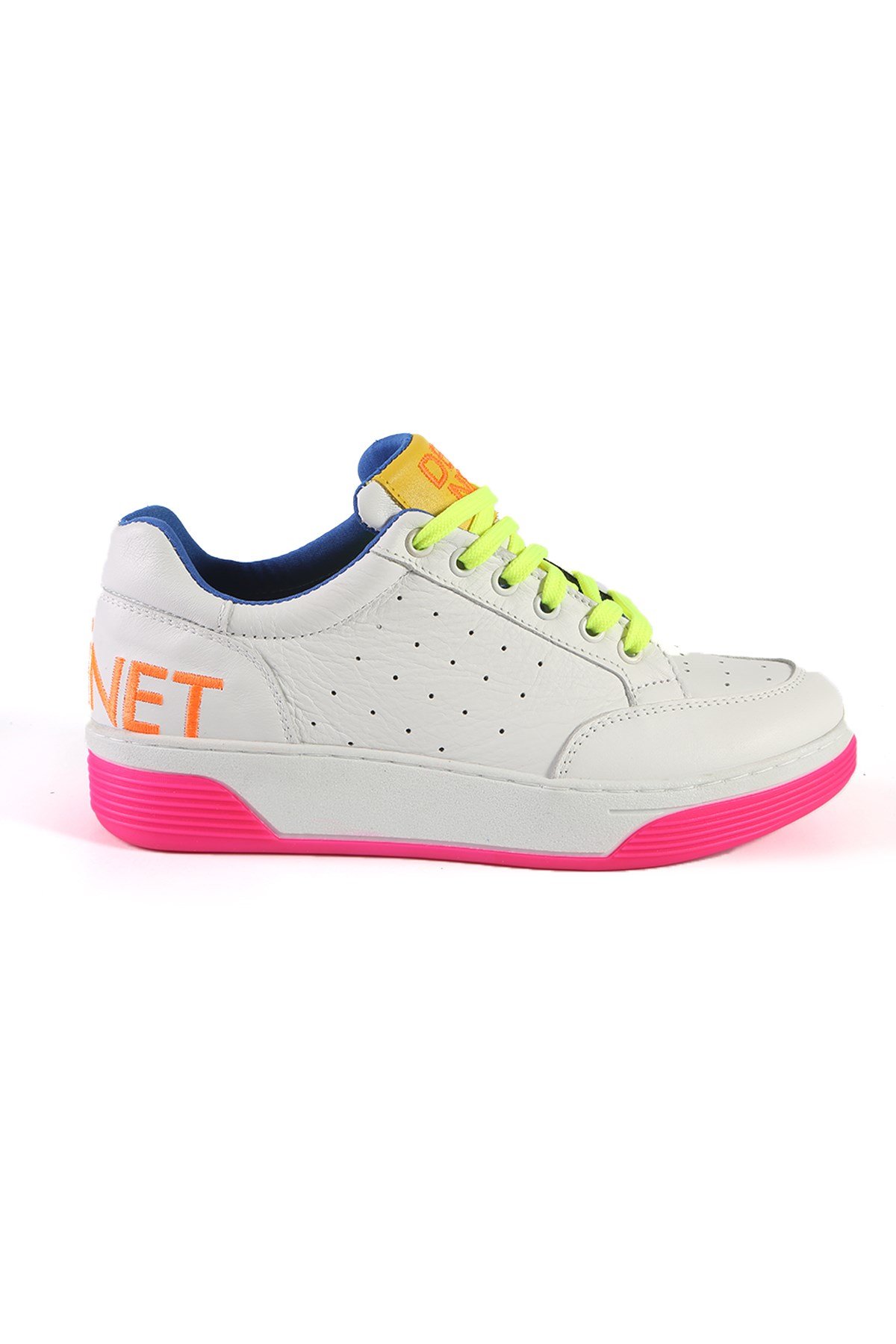 11045 DERİNET KADIN SNEAKER BEYAZA PEMBE