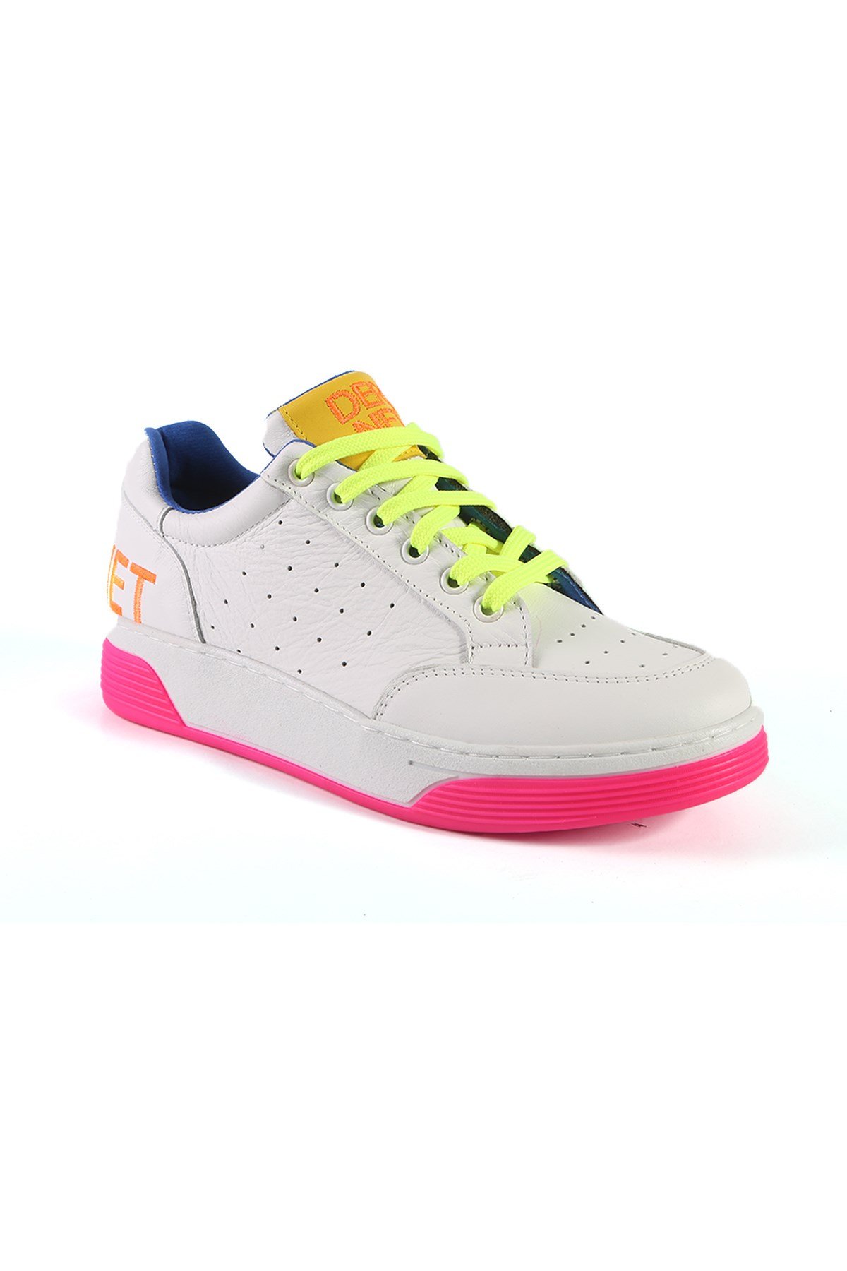 11045 DERİNET KADIN SNEAKER BEYAZA PEMBE