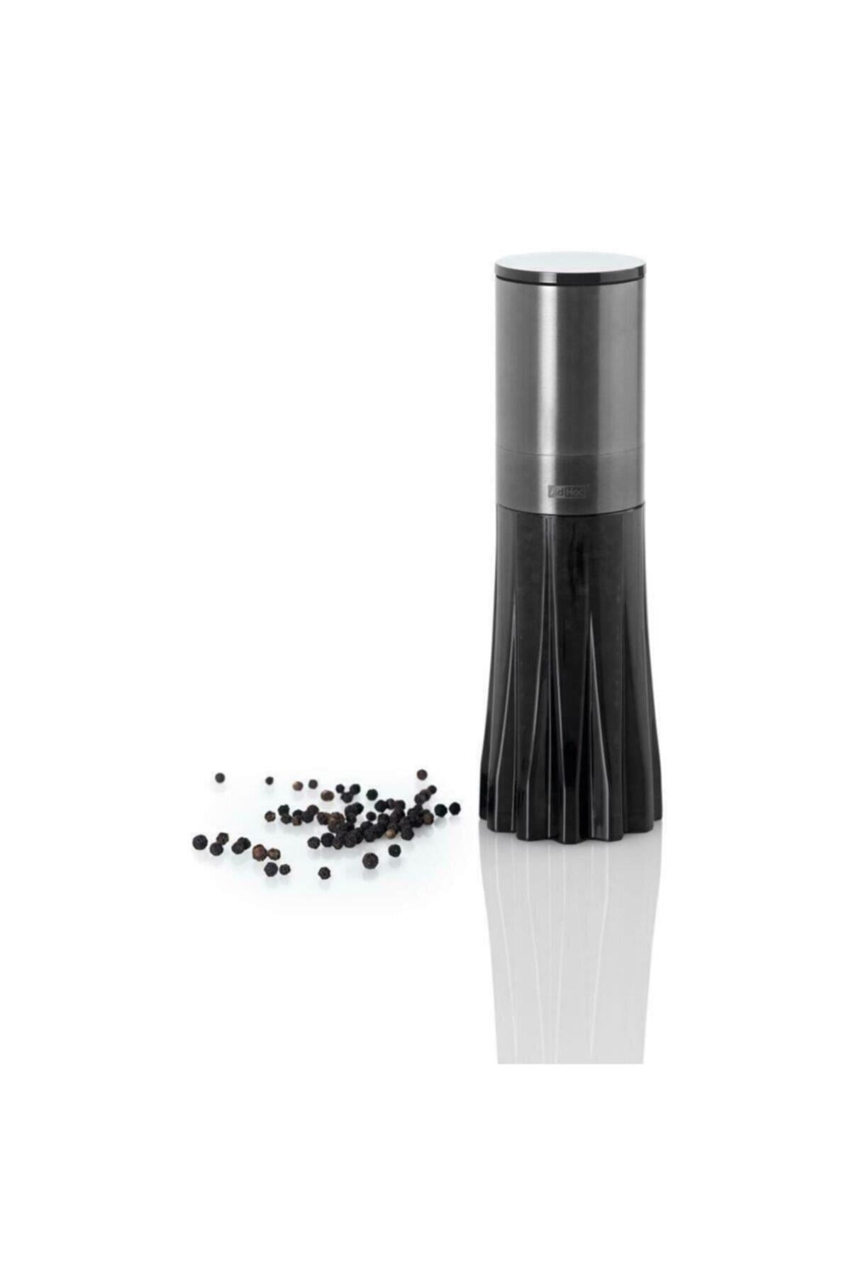Adhoc Crysal Tuz ve Biber Değirmeni Siyah 17 cm 