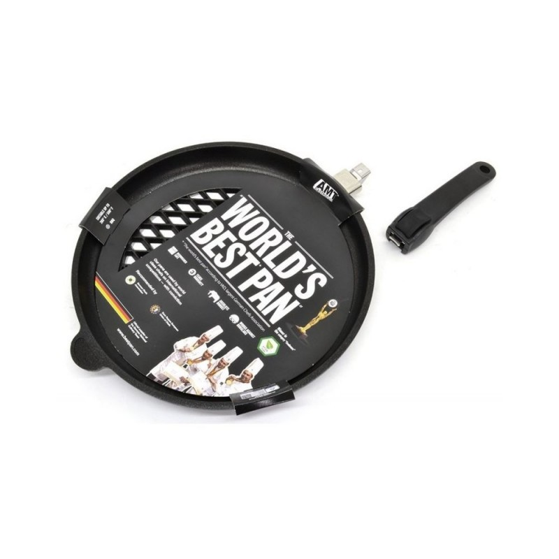 Amt Delikli Döküm Bbq Tava 32 Cm Sökülebilir Sap 432BBQEZ20B 