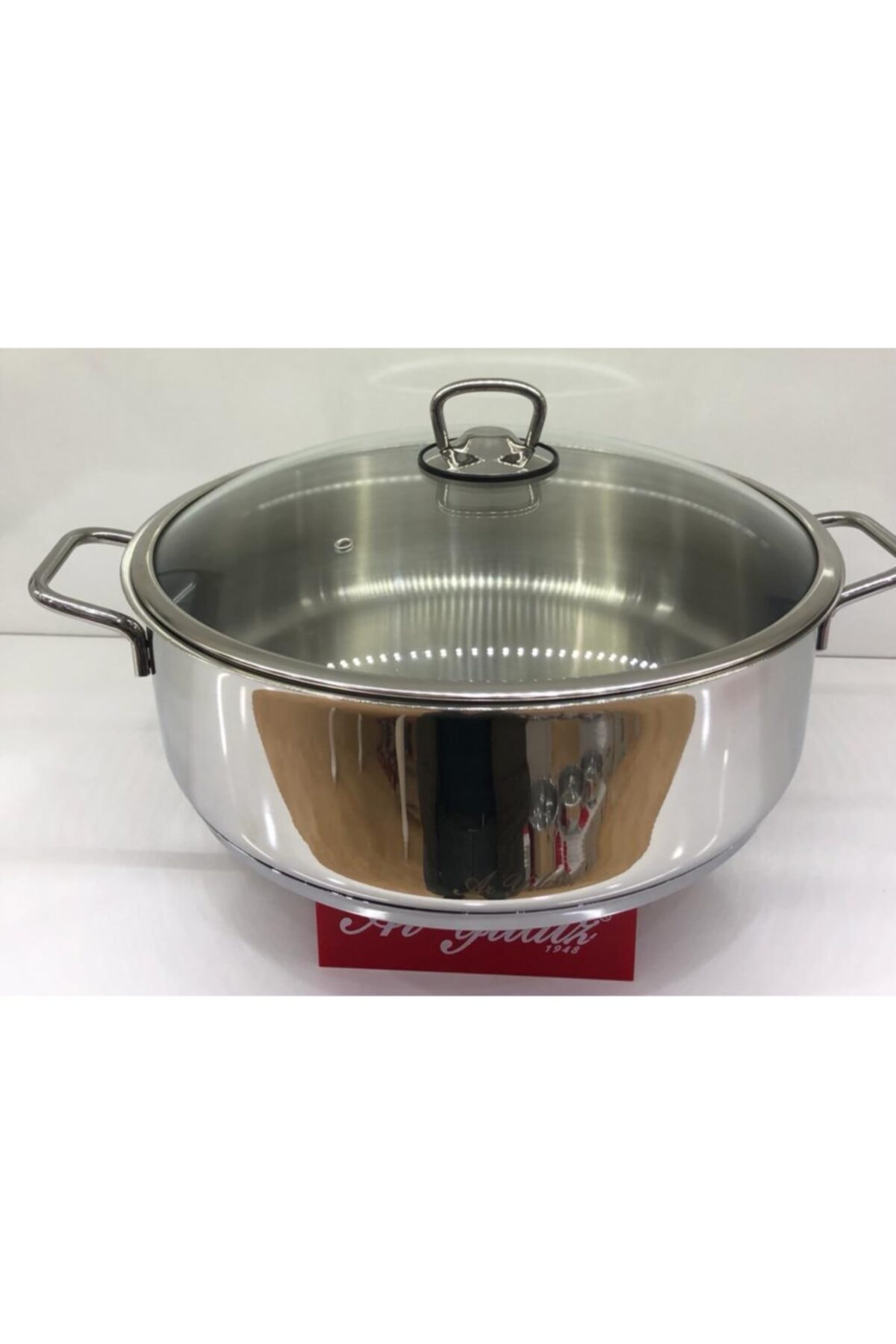 Aryıldız 10019 Metal Kulp 26 Cm Basık Tencere 