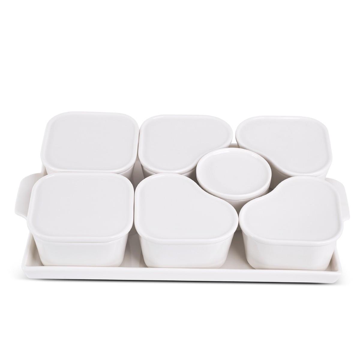 Aryıldız 15 Parça Tepsili Oval Porselen Kahvaltılık Ar249345 