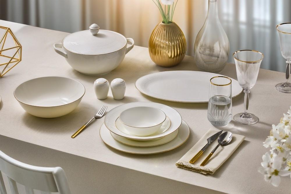 Aryıldız Ardini 60 Parça Porselen Yemek Takımı Ar262375 