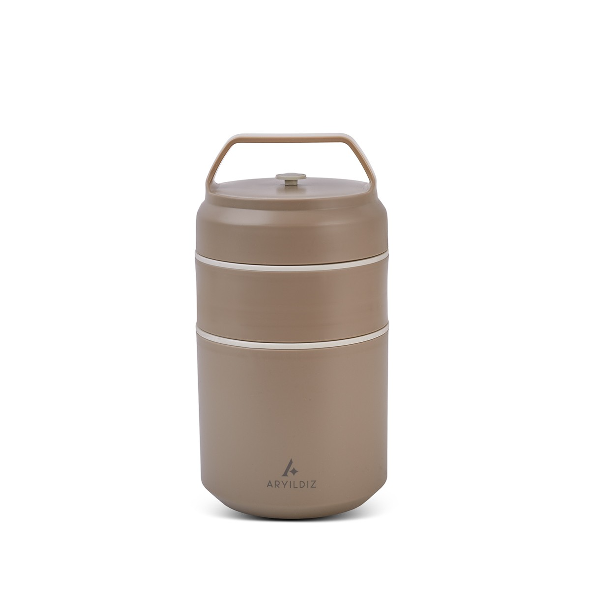 Aryıldız Bento Lunch Box Yemek Termosu Katlı Haki 620 Ml Ar262252 