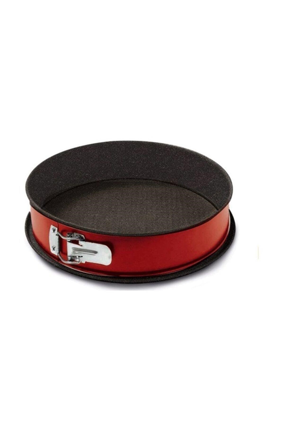Aryıldız Granit Kelepçeli Kek Kalıbı 26 Cm Kırmızı 