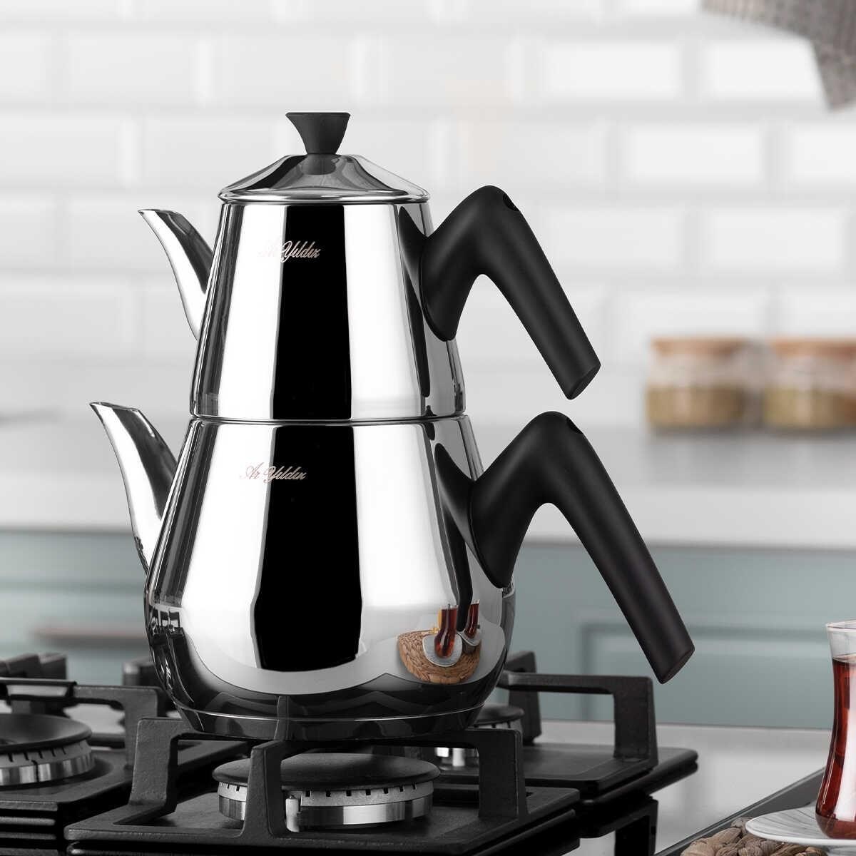 Aryıldız Optimal Orta Boy Çaydanlık Takımı 1,5 Litre Ar243039 
