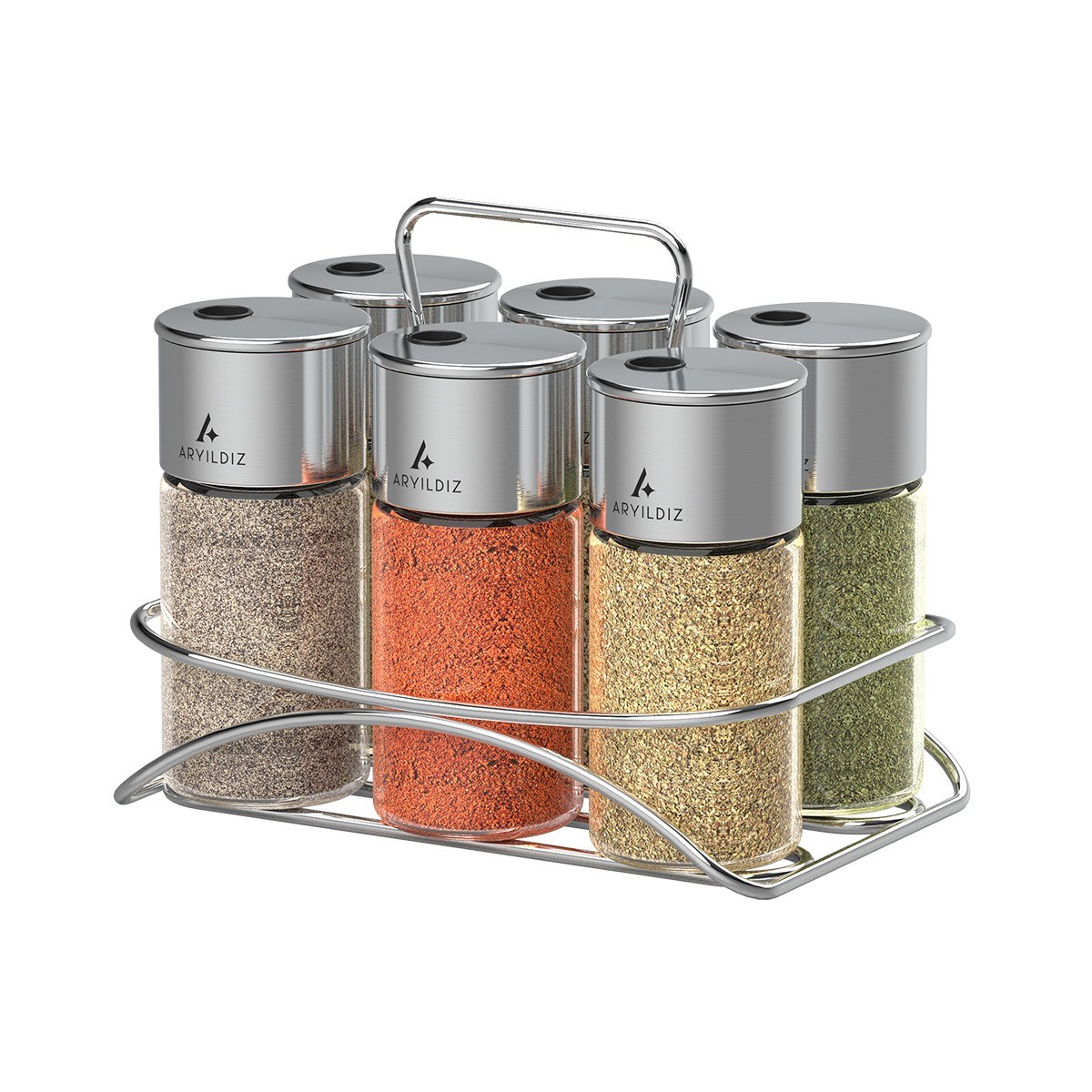 Aryıldız Timeless 7 Parça Baharat Seti 130 Ml Ar255674 