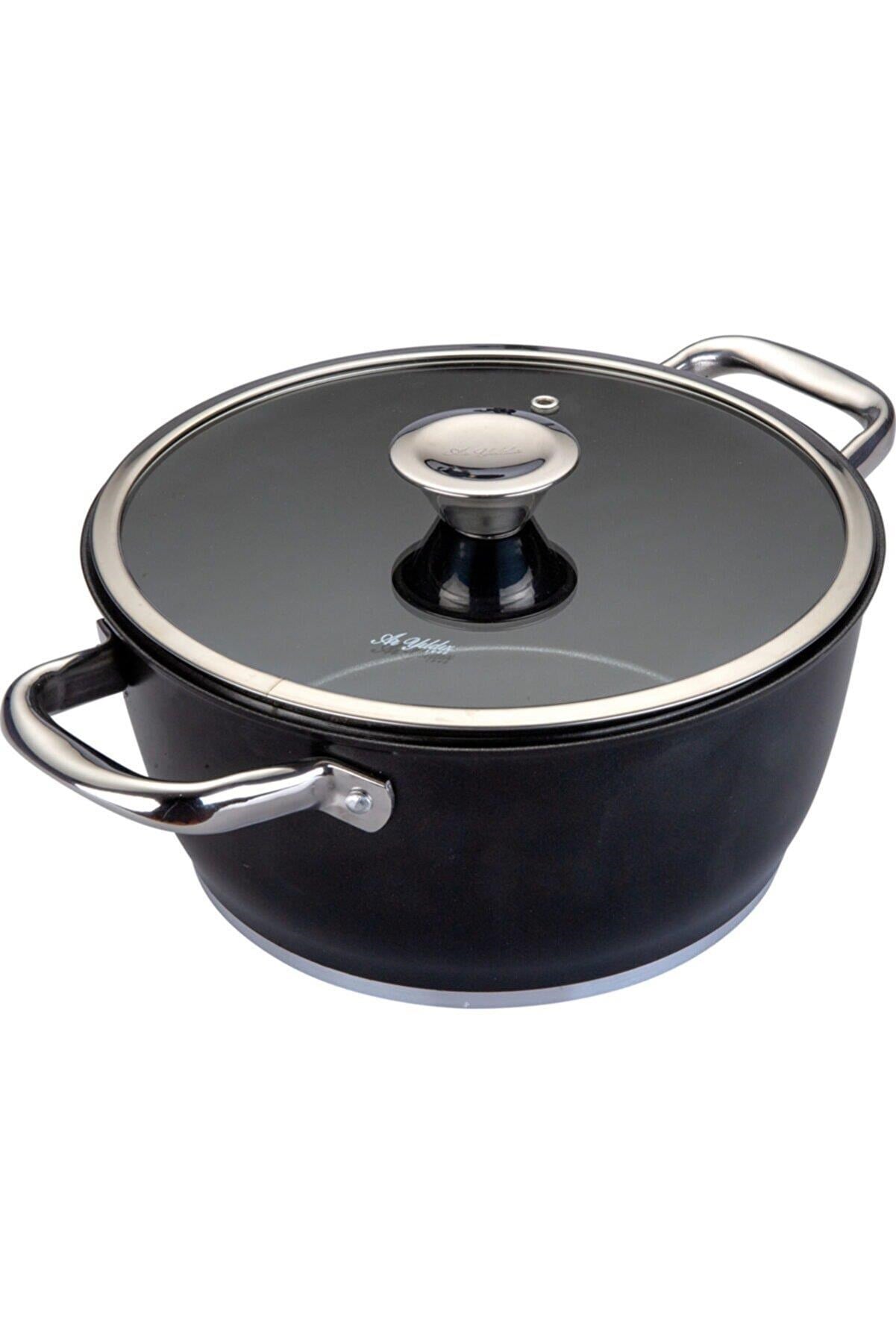 Aryıldız Trendy Induction Prestige 20 Cm Derin Tencere Siyah 