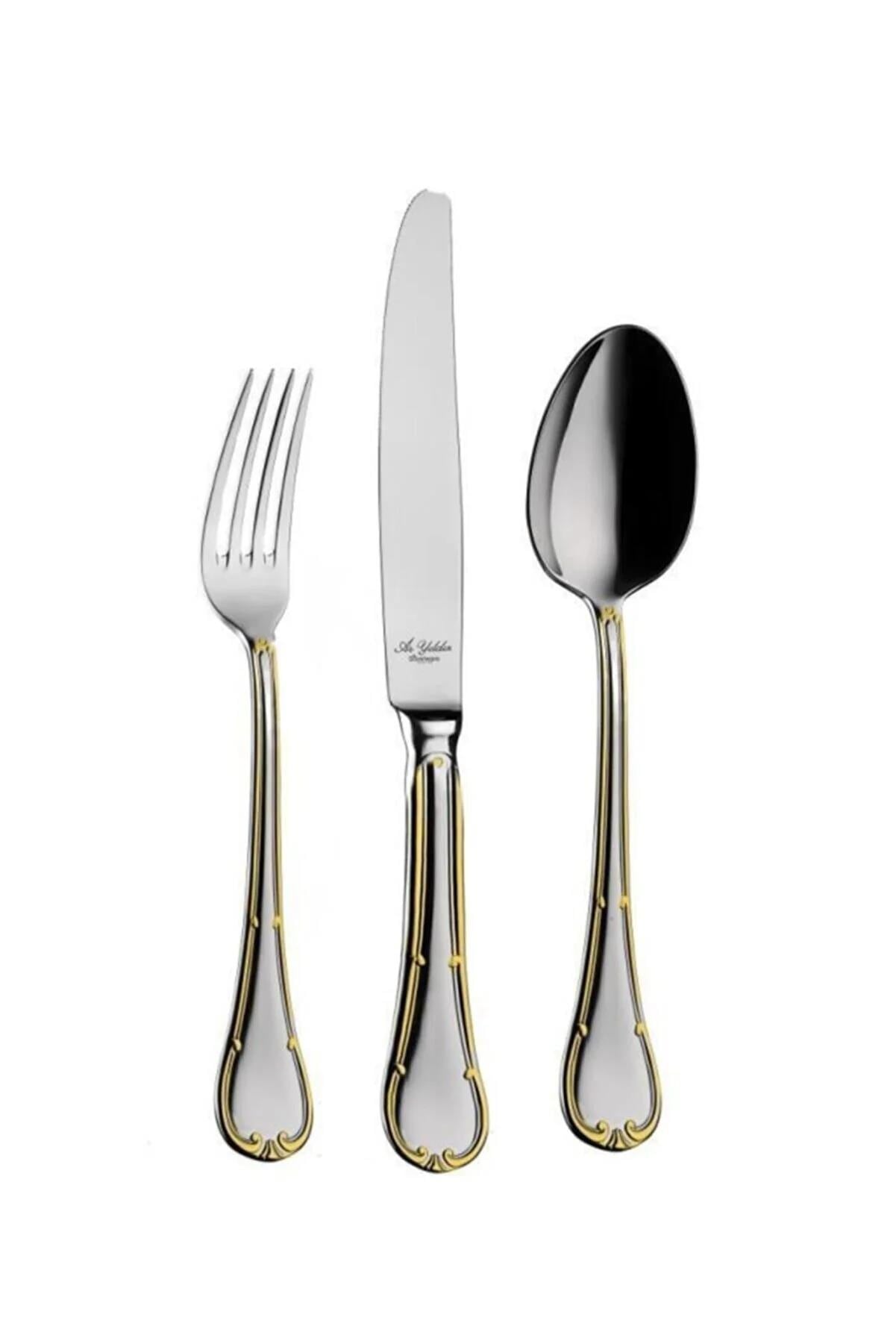Aryıldız Tulip Prestige Plus Gold 89 Parça Çatal Kaşık Bıçak Takımı 