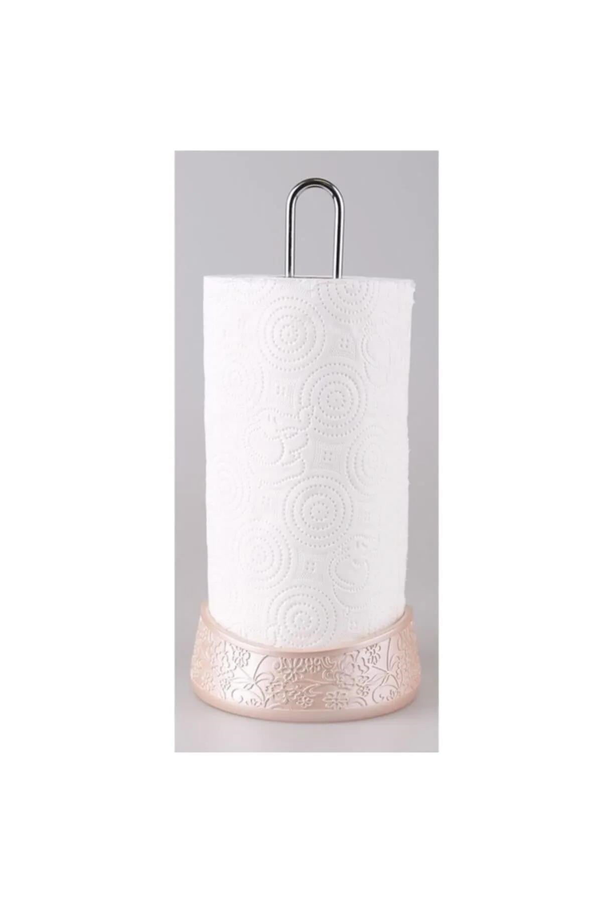 By Selim Flower Polyester Kağıt Havluluk Rosegold 