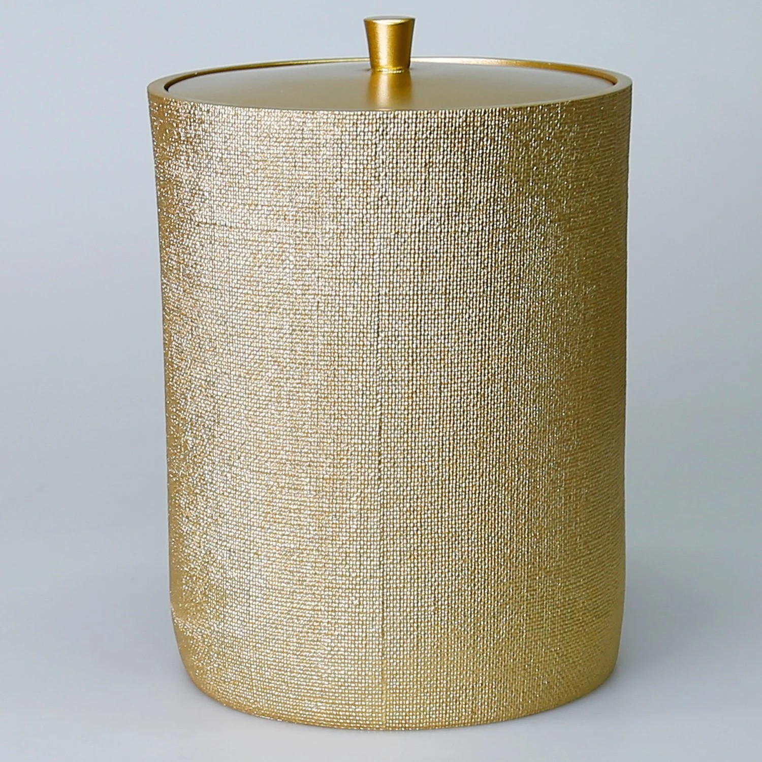 By Selim Linen Altın 5 Parça Polyester Banyo Seti 