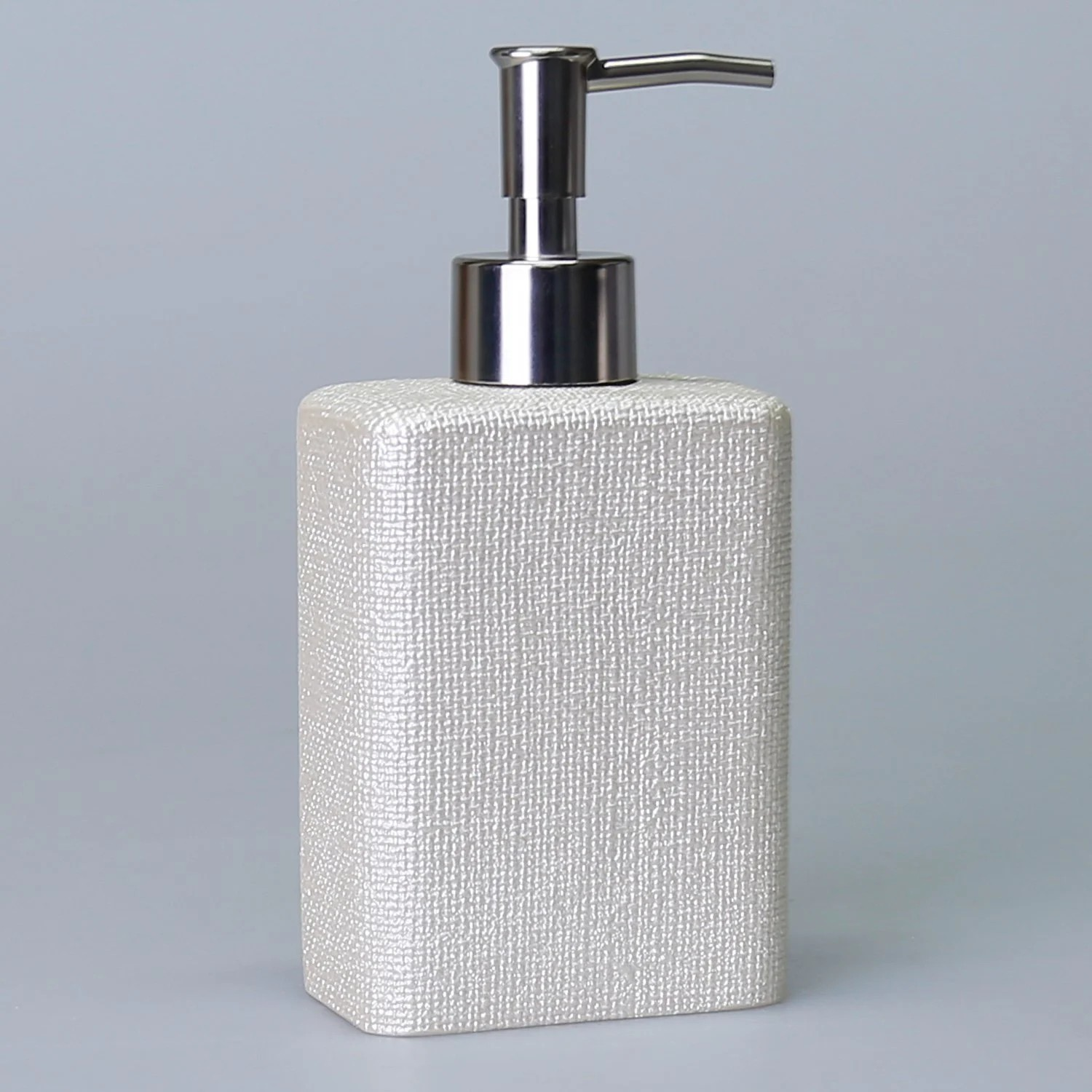 By Selim Linen İnci 5 Parça Polyester Banyo Seti 
