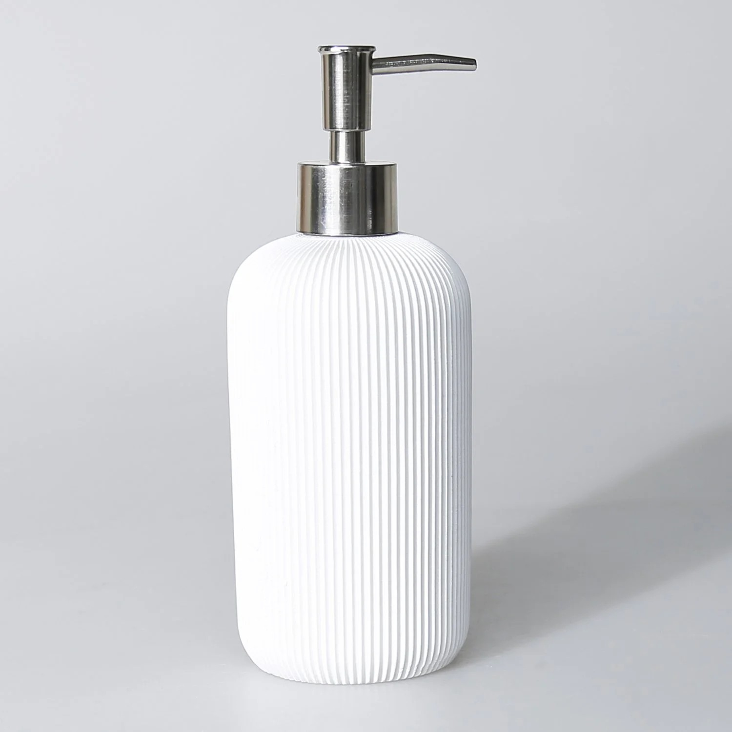 By Selim Lydia Beyaz 5 Parça Polyester Banyo Seti 