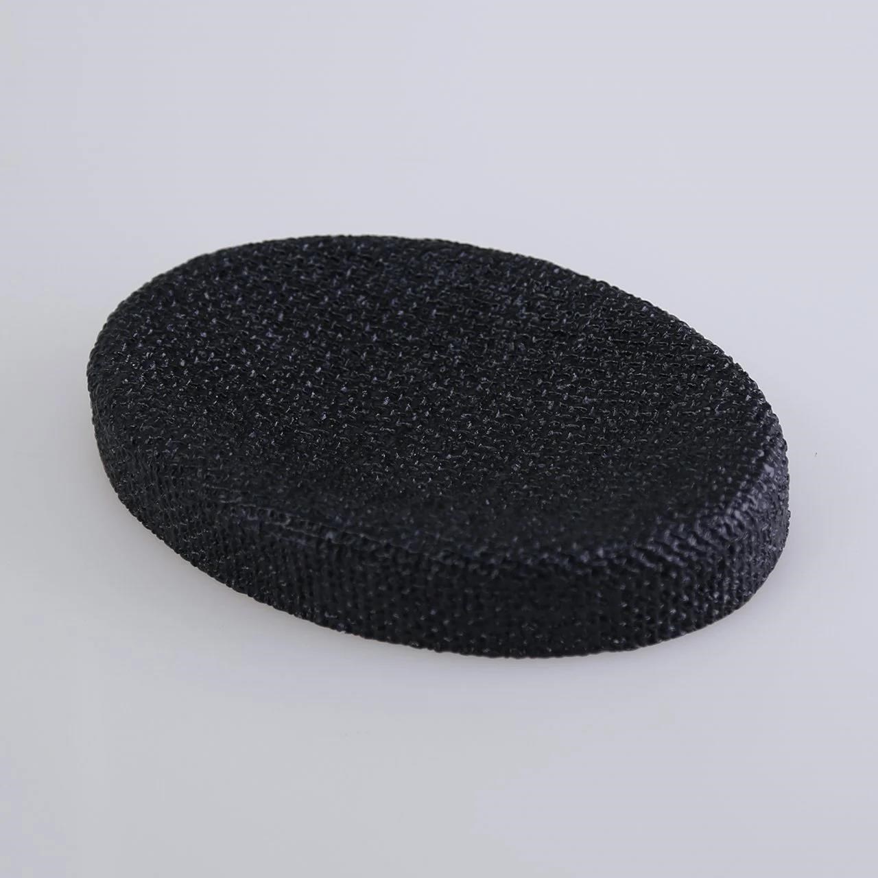 By Selim Natural 5 Parça Polyester Banyo Seti Siyah 