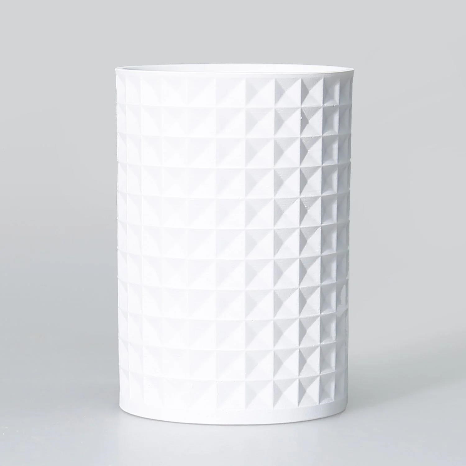 By Selim Neptune Beyaz 5 Parça Polyester Banyo Seti 