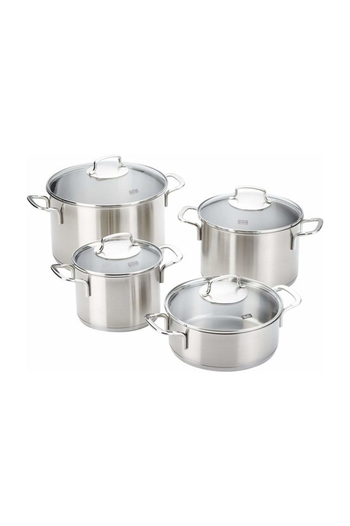 Fissler Florenz Çelik Tencere Seti 8 Parça 