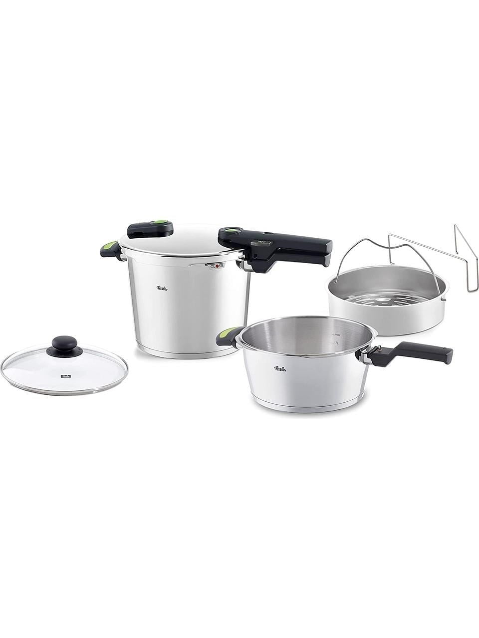 Fissler Vitaquick Green Point Düdüklü Tencere Set 6+3.5 Litre 