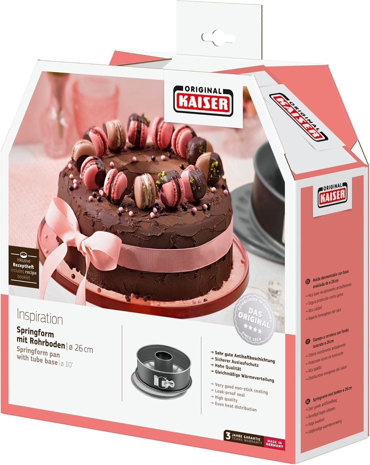 Kaiser Inspiration Borulu Kelepçeli Kek Kalıbı 26 Cm 66659589 