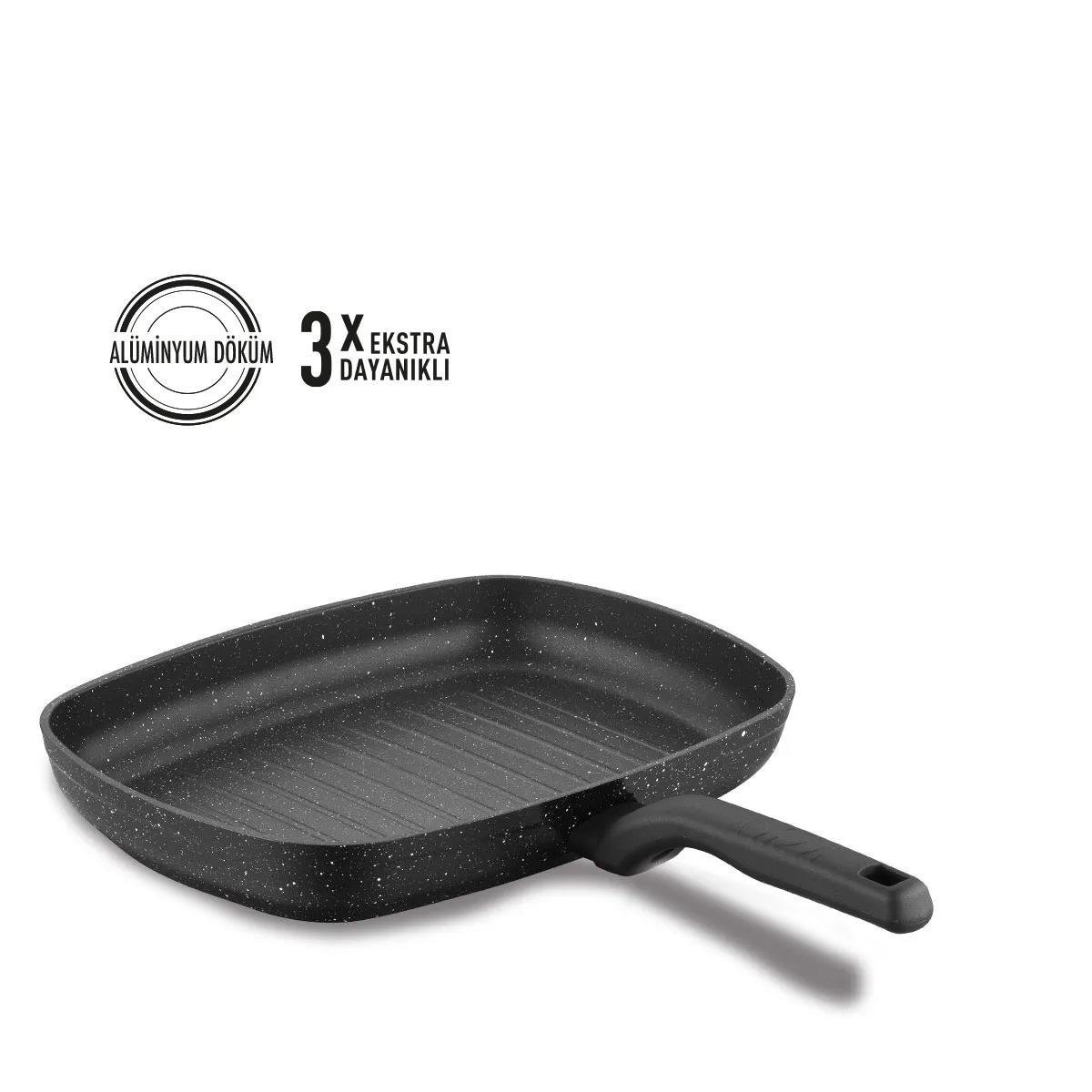 Korkmaz A1121 Ornella 35x25 Cm Dikdörtgen Grill Tava 