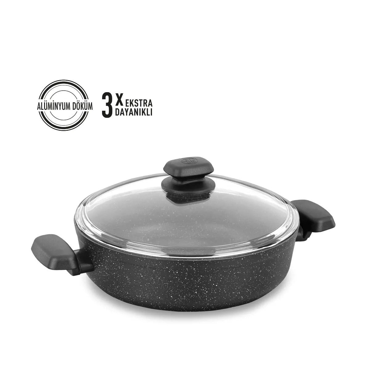 Korkmaz A1345 Ornella Granit Tencere 28 Cm 