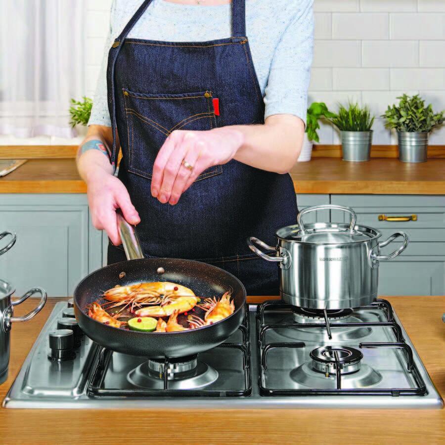 Korkmaz A2834 Proline Nero Granit Tava 28 Cm 