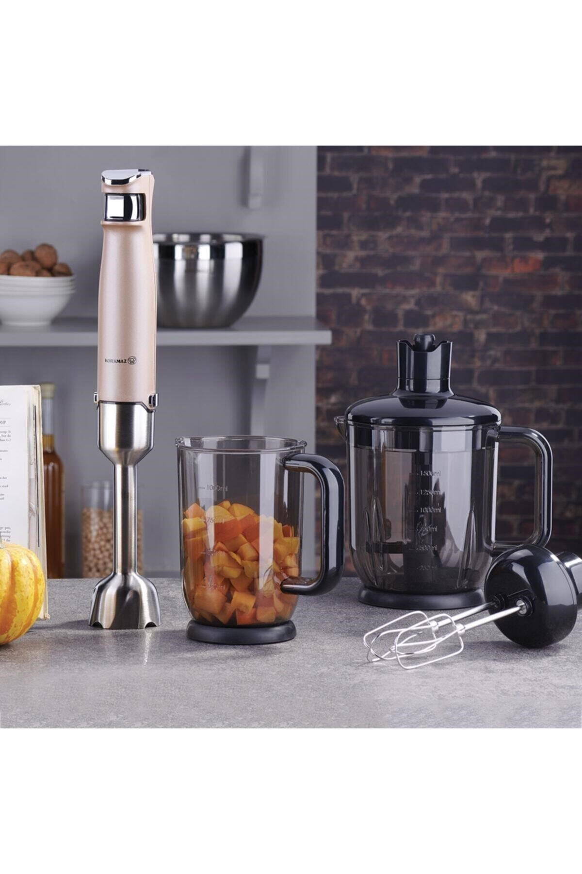 Korkmaz A449-01 Performix Mega Blender Seti Rosegold 