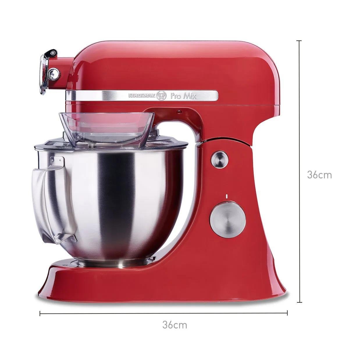 Korkmaz A470-03 Pro Mix Kırmızı Stand Mikser 