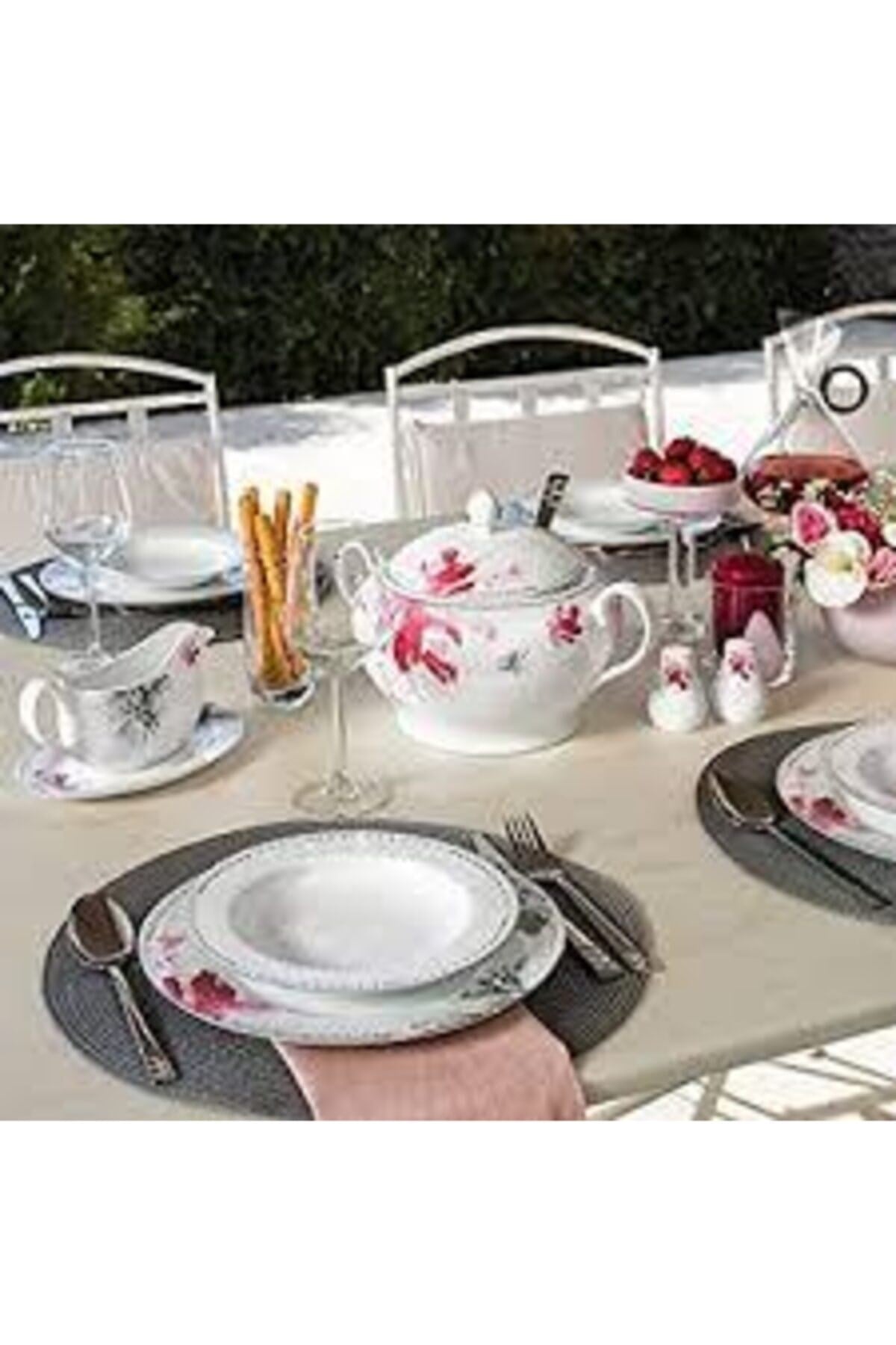 Korkmaz A8020 Bianca Collection 86 Parça Porselen Yemek Takımı 